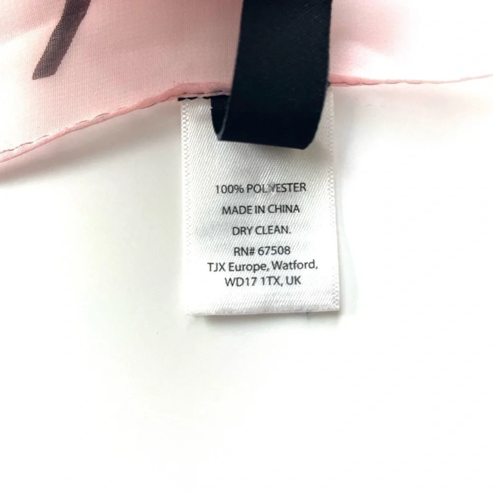 Cynthia Rowley Women's Pink Roses Scarf